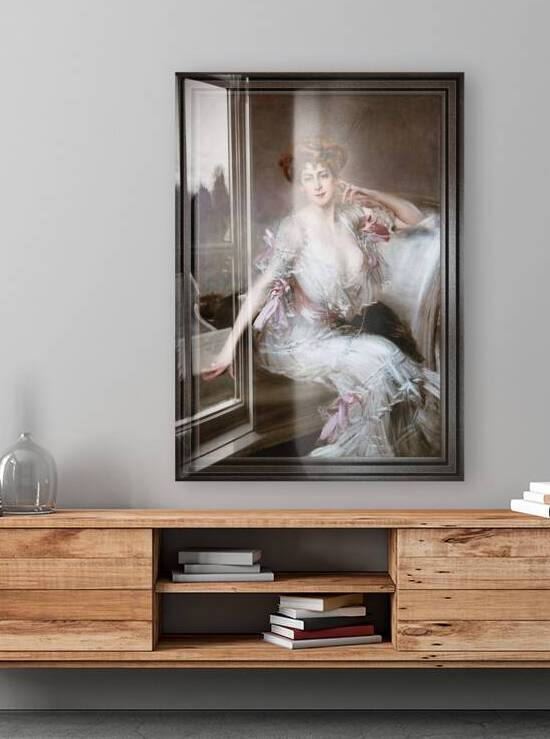 Portrait Of Anna Elizabeth Hansen by Giovanni Boldini Classical Art Old Masters Reproduction by xzendor7