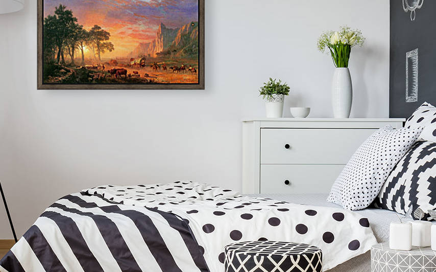 The Oregon Trail by Bierstadt