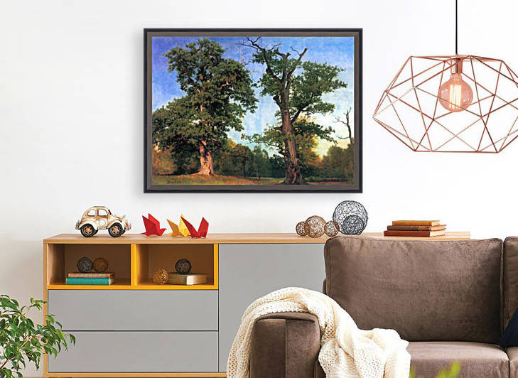 The pioneers of forests by Bierstadt