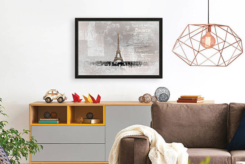 Digital-Art Eiffel Tower II by Melanie Viola