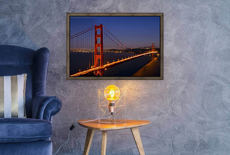 Golden Gate Bridge at Night by Melanie Viola