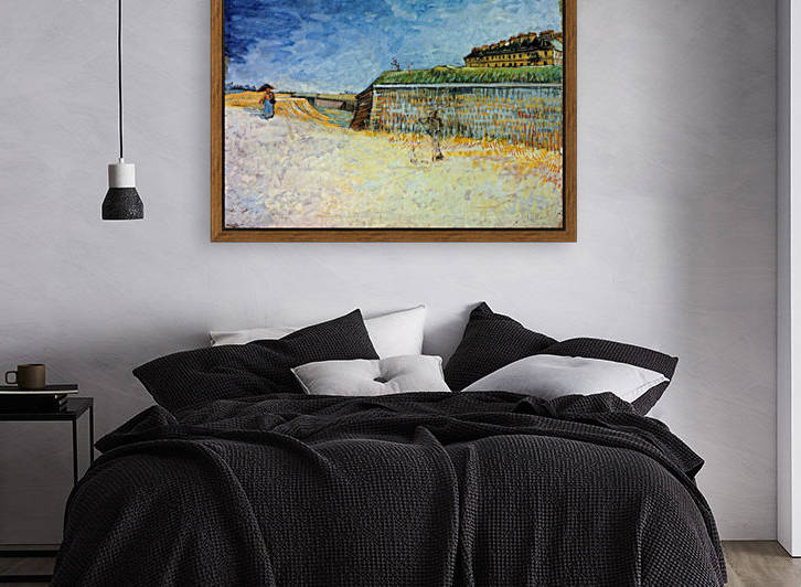 The Ramparts of Paris2 by Van Gogh