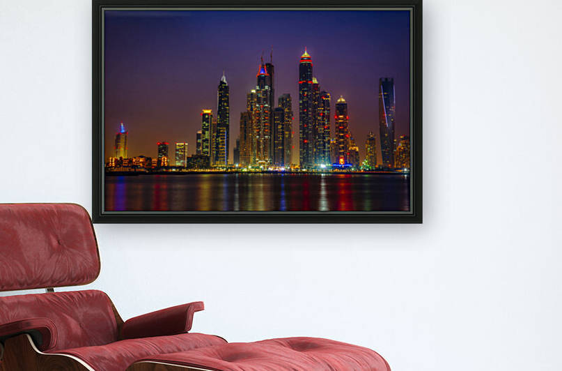 Dubai by Night  by M Damien Suriel