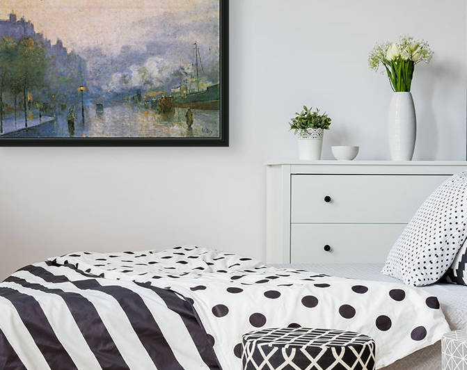 Thames Port by Lesser Ury