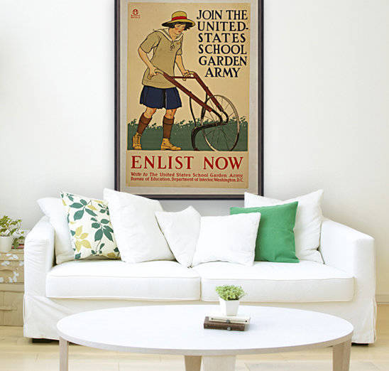 Join the United States School Garden Army by VINTAGE POSTER