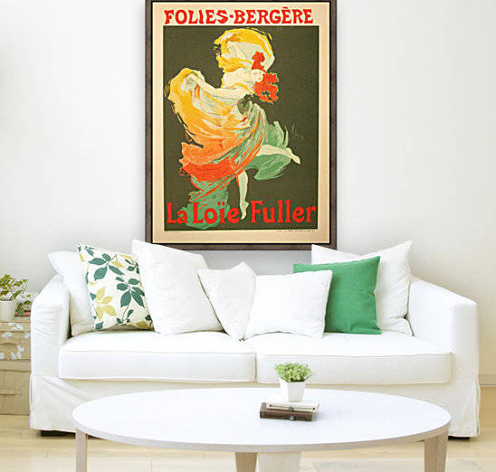 Jules Cheret, La Loie Fuller 1893 by VINTAGE POSTER