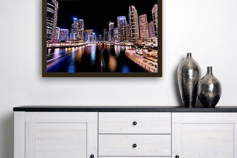 dubai marina by night  0200 by M Damien Suriel