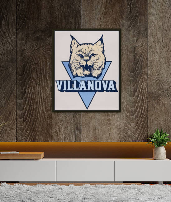 Vintage Villanova Wildcats Art by Row One Brand
