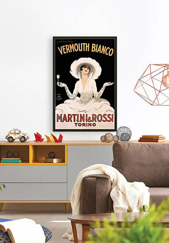 Leonetto Cappiello Cognac Monnet Vintage Ad Art Print Poster by VINTAGE POSTER