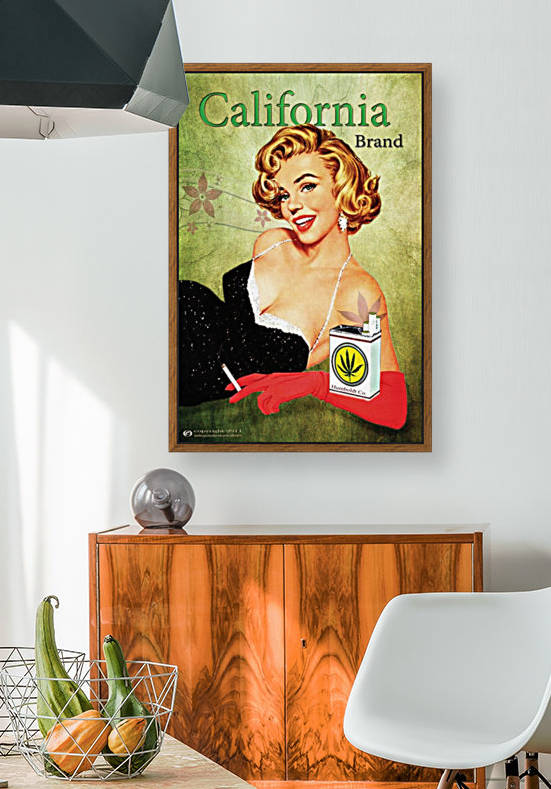 Poster California Brand Glove by VINTAGE POSTER