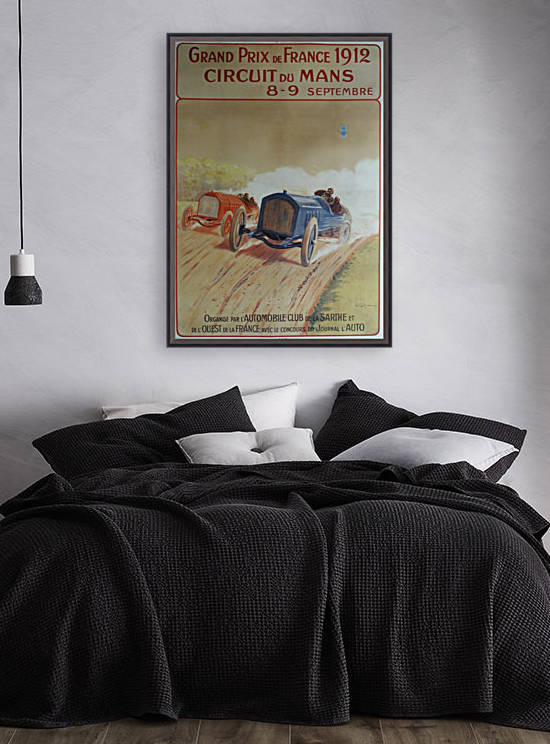 Grand Prix de France 1912 Original Poster by VINTAGE POSTER