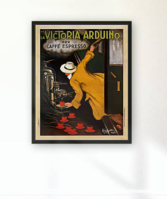 Vintage Espresso Art Print Victoria Arduino 1922 by VINTAGE POSTER