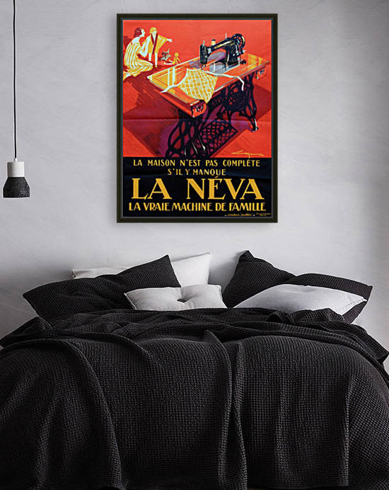 La Neva - La vraie machine de famille by VINTAGE POSTER