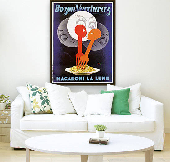 Moon Macaroni Vintage Food Poster by VINTAGE POSTER