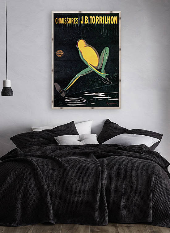 Frog with shoes vintage poster, 1906 by VINTAGE POSTER