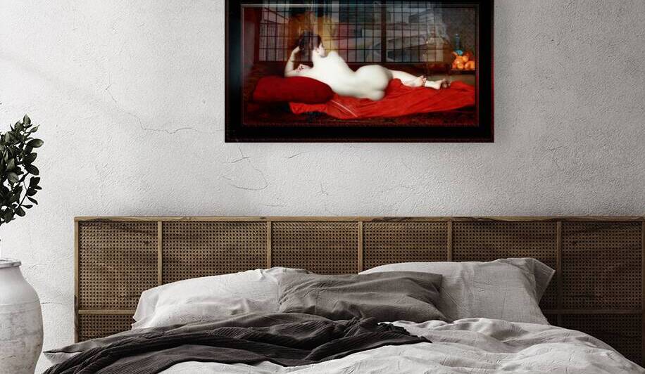 Odalisque by Jules Lefebvre Classical Fine Art Old Masters Reproduction by xzendor7