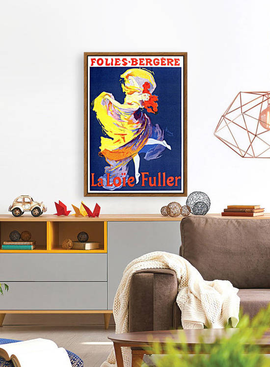 Folies Bregere La Loie Fuller by VINTAGE POSTER
