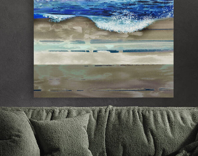 Wave On The Beach Beautiful Seascape Vacation by Irina Sztukowski