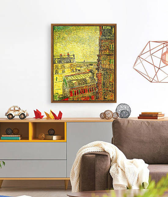 View of Paris from Vincent s Room in the Rue Lepic by Van Gogh