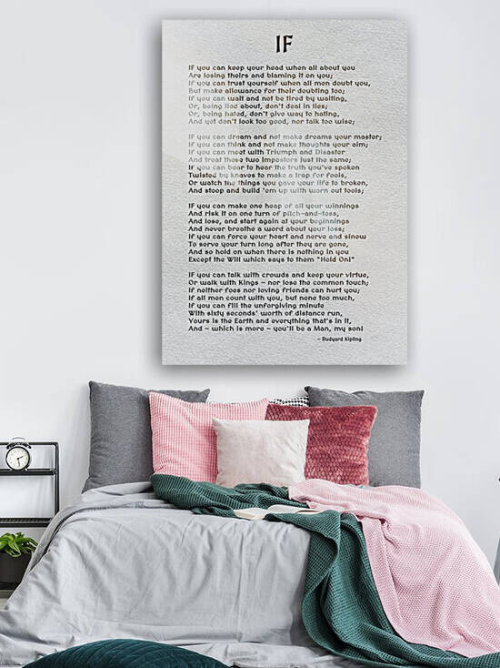 The Poem IF By Rudyard Kipling by HH Photography of Florida