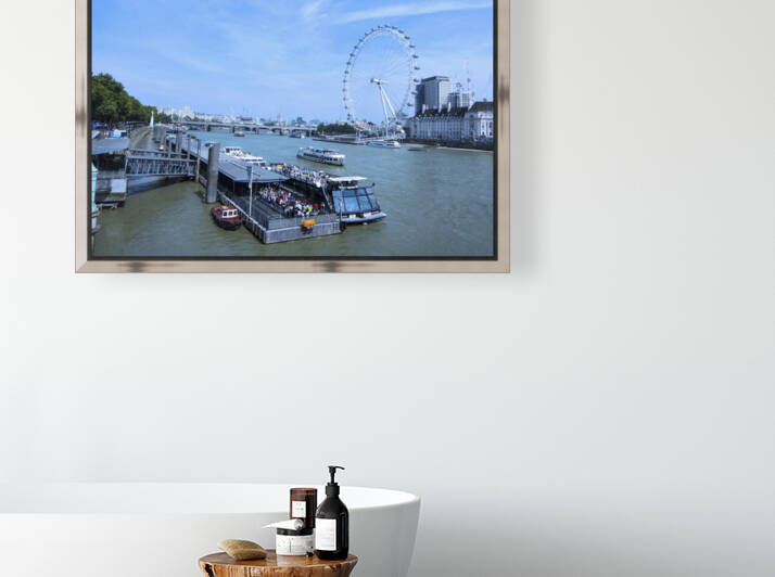 On The River Thames in London United Kingdom by 360 Studios