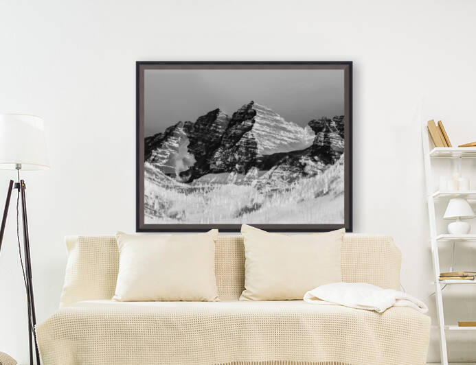 The Maroon Bells in Colorados Rocky Mountains USA by Canvapro