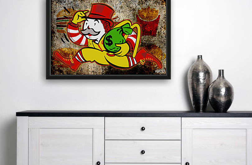 Mr Monopoly Ronald McDonald by Kaktus Art