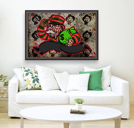 Mr Monopoly Freddy by Kaktus Art