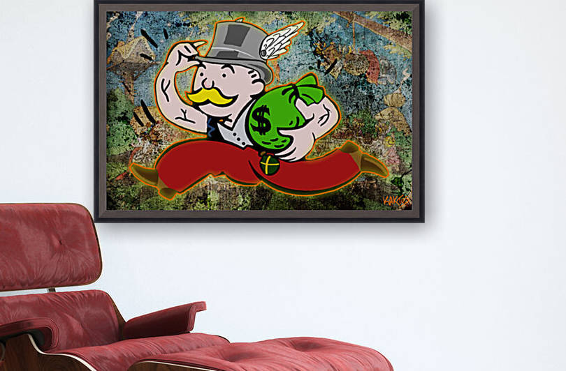 Mr Monopoly Asterix by Kaktus Art