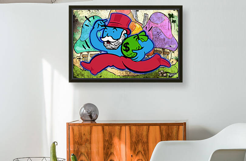 Mr Monopoly Shtroumph by Kaktus Art