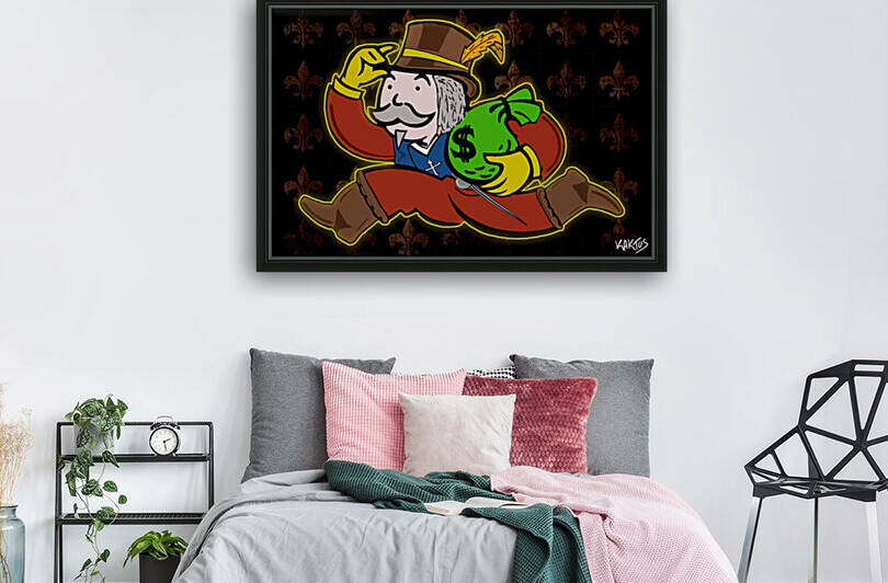 Mr Monopoly Mousquetaire by Kaktus Art