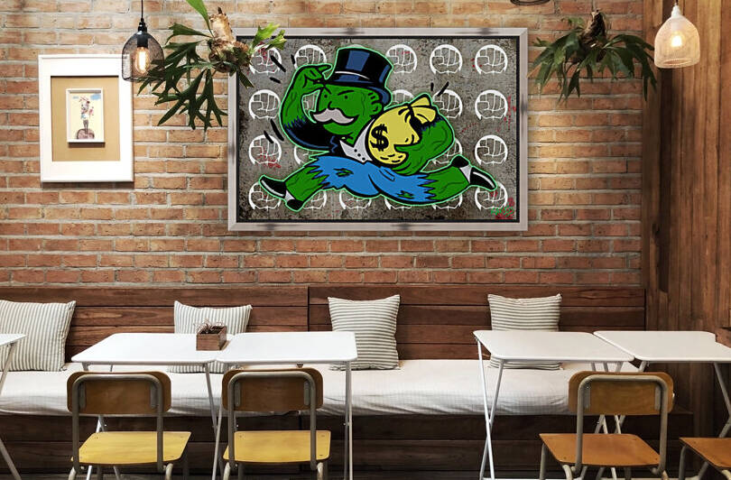 Mr Monopoly Hulk by Kaktus Art