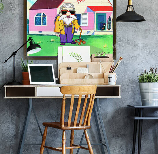 Carl en Tortue Genial by Kaktus Art