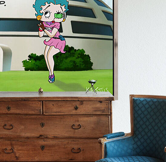 betty Boop en Bulma by Kaktus Art