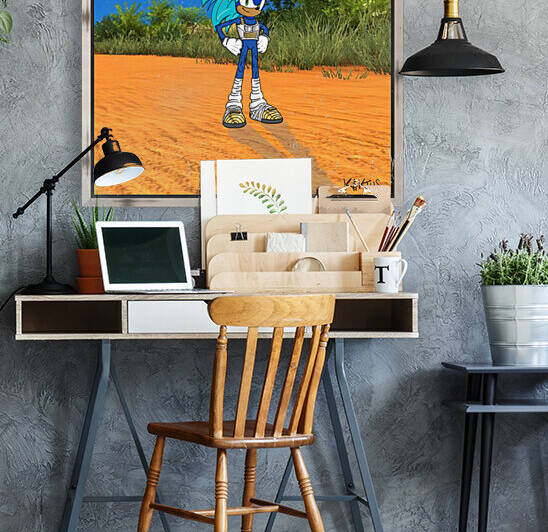 Sonic en Vegeta by Kaktus Art