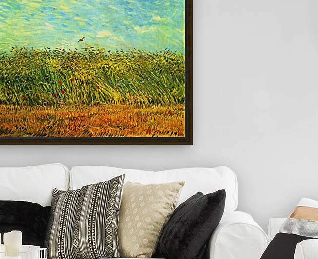Wheat Field with a Lark by Van Gogh
