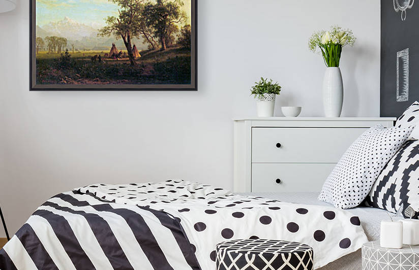 Wind River Mountains in Nebraska by Bierstadt