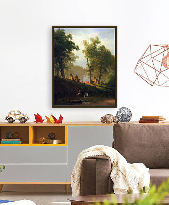 Wolf River Kansas by Bierstadt