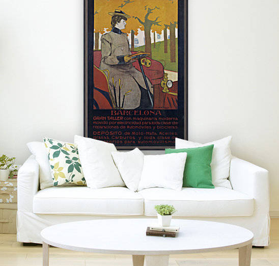 Auto Garage Central Poster by VINTAGE POSTER