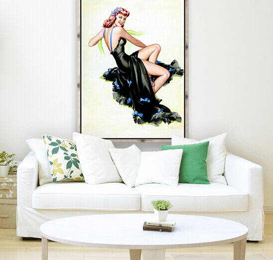 Girl in Black Dress by vintagesupreme