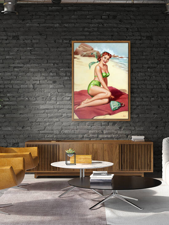 Girl on the Beach by vintagesupreme