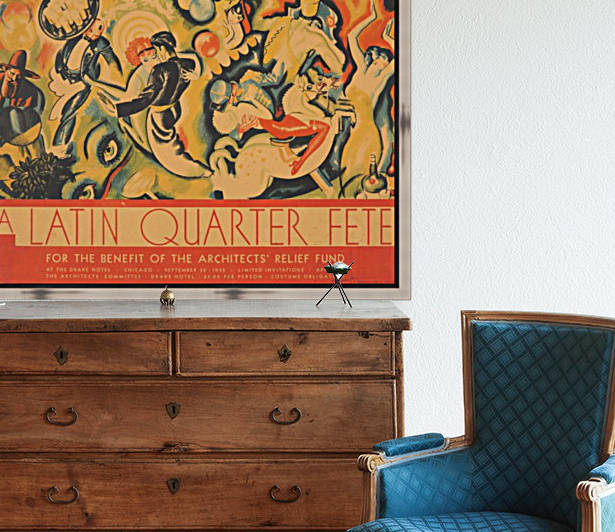 The Architects Present A Latin Quarter Fete by VINTAGE POSTER