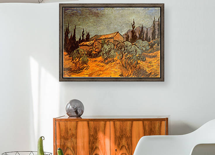 Wooden Sheds by Van Gogh