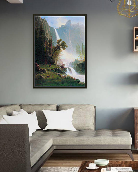 Yosemite Falls by Bierstadt