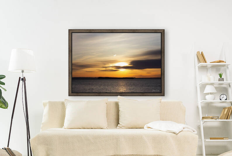 Topsail Beach sunset by Dawn Evans