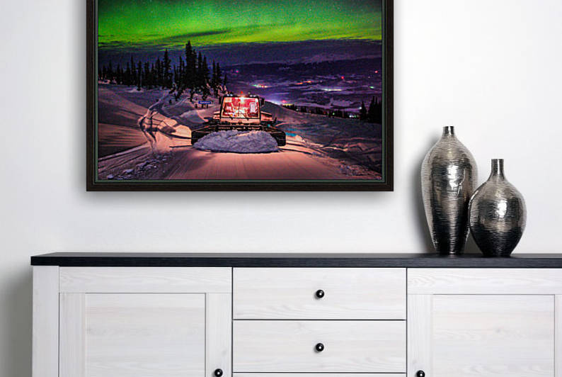 Snowcat Northern Lights - Smithers BC by Stephan Malette