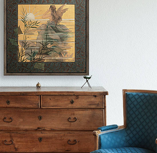 Alexandre de Riquer - Winged nymph at sunrise by VINTAGE POSTER