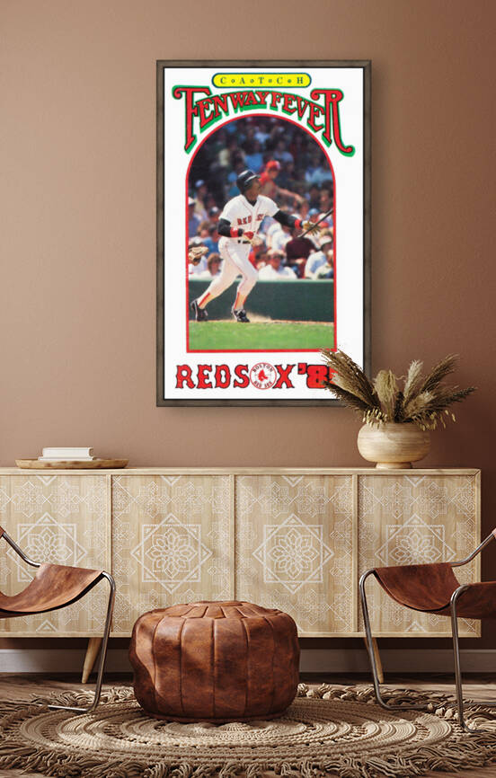 1985 Boston Red Sox Retro Poster by Row One Brand
