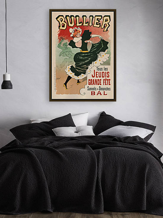 Bullier Theater Vintage Poster Art Nouveau Style 1899 by VINTAGE POSTER