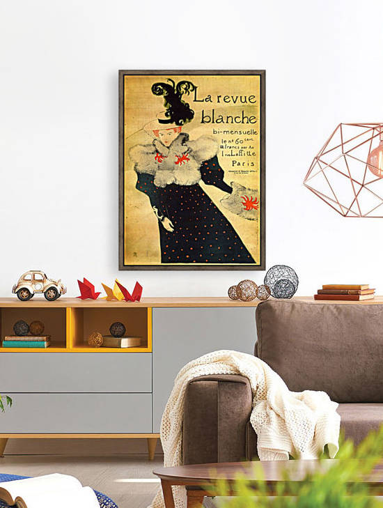 La reveu blanche by Toulouse Lautrec by VINTAGE POSTER